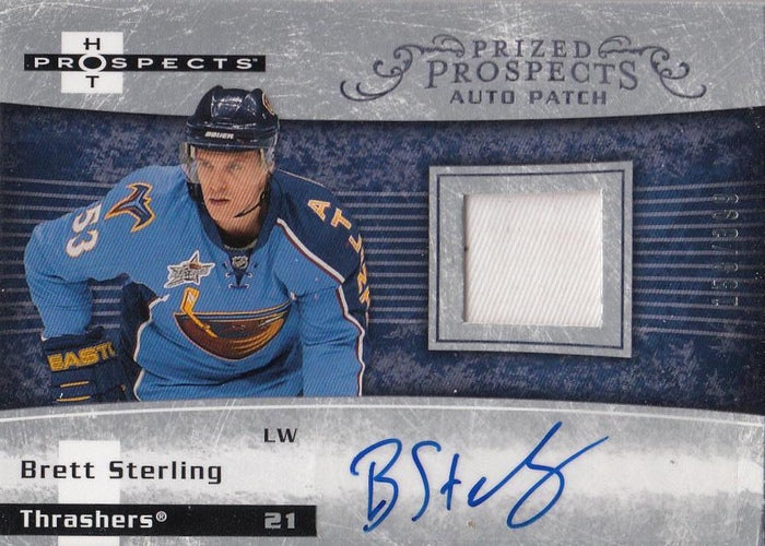 #210 Brett Sterling - Atlanta Thrashers - 2007-08 Fleer Hot Prospects Hockey
