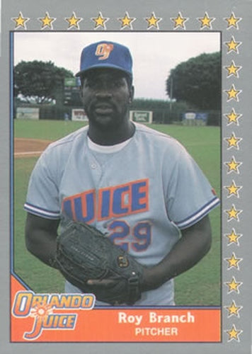#210 Roy Branch - Orlando Juice - 1990 Pacific Senior League Baseball