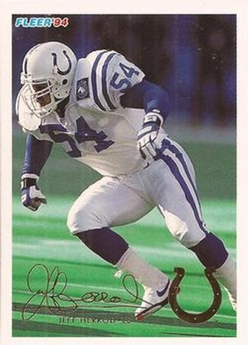 #210 Jeff Herrod - Indianapolis Colts - 1994 Fleer Football