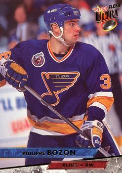 #210 Philippe Bozon - St. Louis Blues - 1993-94 Ultra Hockey