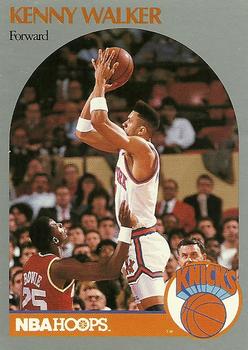 #210 Kenny Walker - New York Knicks - 1990-91 Hoops Basketball