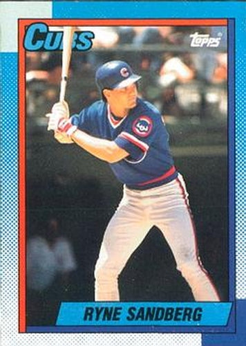 #210 Ryne Sandberg - Chicago Cubs - 1990 O-Pee-Chee Baseball