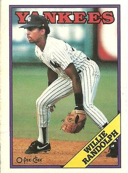 #210 Willie Randolph - New York Yankees - 1988 O-Pee-Chee Baseball