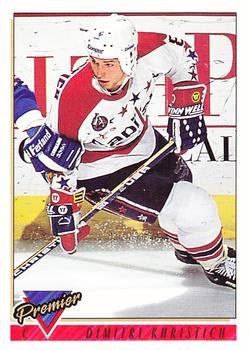 #210 Dmitri Khristich - Washington Capitals - 1993-94 Topps Premier Hockey