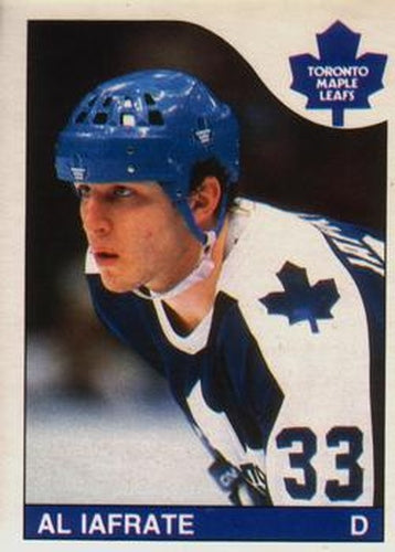 #210 Al Iafrate - Toronto Maple Leafs - 1985-86 O-Pee-Chee Hockey