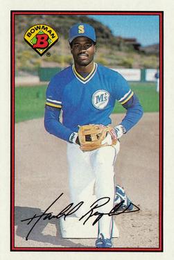 #210 Harold Reynolds - Seattle Mariners - 1989 Bowman Baseball