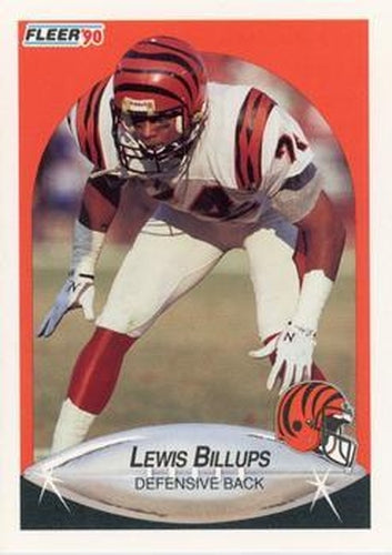 #210 Lewis Billups - Cincinnati Bengals - 1990 Fleer Football