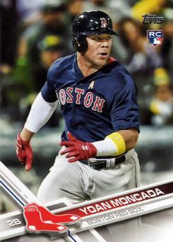 #210a Yoan Moncada - Boston Red Sox - 2017 Topps Baseball