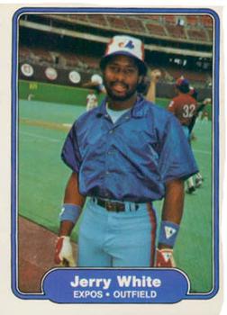 #211 Jerry White - Montreal Expos - 1982 Fleer Baseball
