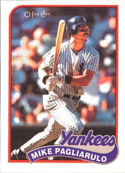#211 Mike Pagliarulo - New York Yankees - 1989 O-Pee-Chee Baseball