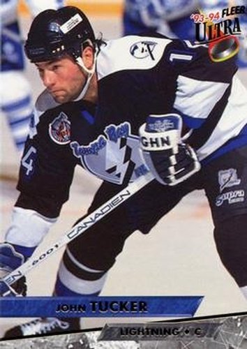 #211 John Tucker - Tampa Bay Lightning - 1993-94 Ultra Hockey