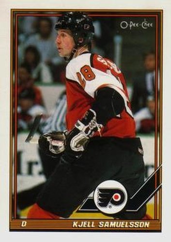 #211 Kjell Samuelsson - Philadelphia Flyers - 1991-92 O-Pee-Chee Hockey