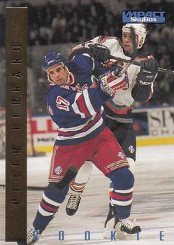 #211 Peter Ferraro - New York Rangers - 1995-96 SkyBox Impact Hockey