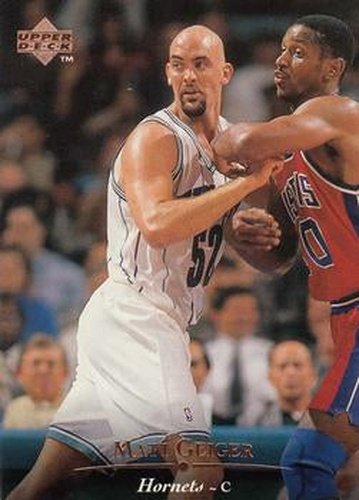 #211 Matt Geiger - Charlotte Hornets - 1995-96 Upper Deck Basketball