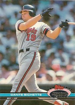 #211 Dante Bichette - California Angels - 1991 Stadium Club Baseball