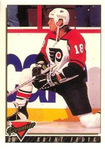 #211 Brent Fedyk - Philadelphia Flyers - 1993-94 O-Pee-Chee Premier Hockey