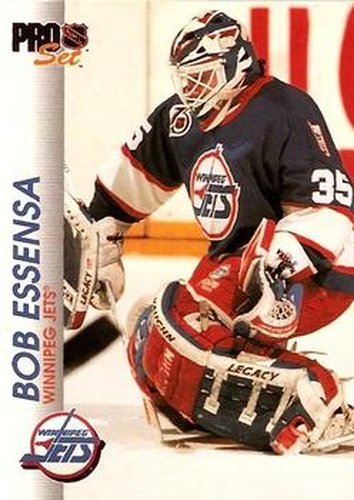 #211 Bob Essensa - Winnipeg Jets - 1992-93 Pro Set Hockey