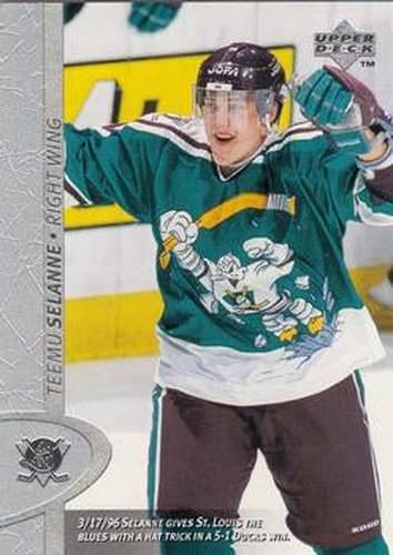 #211 Teemu Selanne - Anaheim Mighty Ducks - 1996-97 Upper Deck Hockey