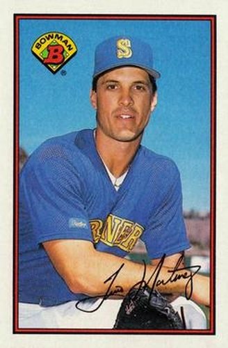 #211 Tino Martinez - Seattle Mariners - 1989 Bowman Baseball