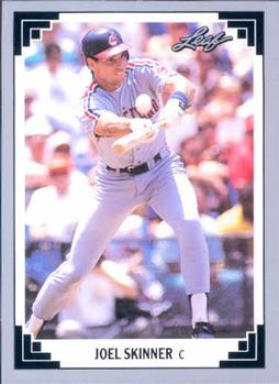 #211 Joel Skinner - Cleveland Indians - 1991 Leaf Baseball