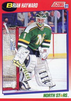 #211 Brian Hayward - Minnesota North Stars - 1991-92 Score Canadian Bilingual Hockey