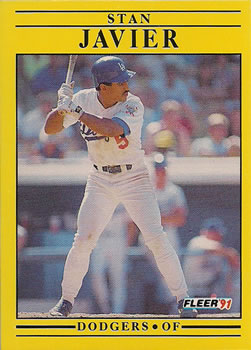 #211 Stan Javier - Los Angeles Dodgers - 1991 Fleer Baseball