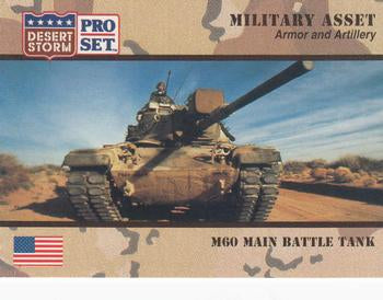 #211 M60 Main Battle Tank - 1991 Pro Set Desert Storm