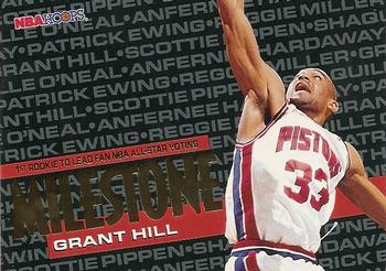#211 Grant Hill - Detroit Pistons - 1995-96 Hoops Basketball