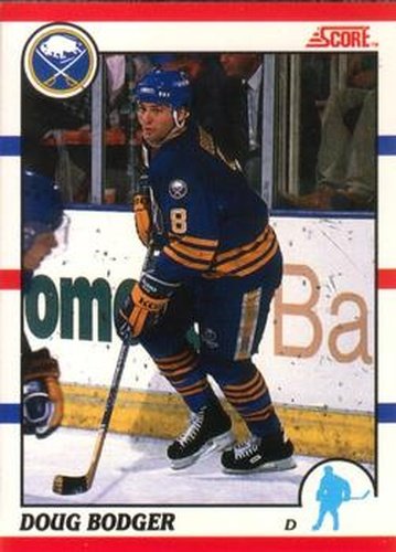 #211 Doug Bodger - Buffalo Sabres - 1990-91 Score Canadian Hockey