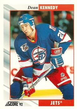 #211 Dean Kennedy - Winnipeg Jets - 1992-93 Score USA Hockey