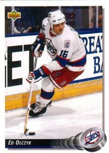 #211 Ed Olczyk - Winnipeg Jets - 1992-93 Upper Deck Hockey