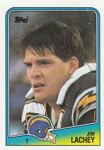 #211 Jim Lachey - San Diego Chargers - 1988 Topps Football