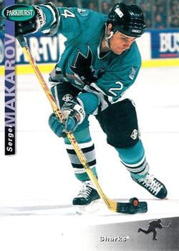 #211 Sergei Makarov - San Jose Sharks - 1994-95 Parkhurst Hockey