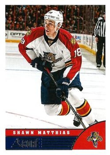 #211 Shawn Matthias - Florida Panthers - 2013-14 Score Hockey