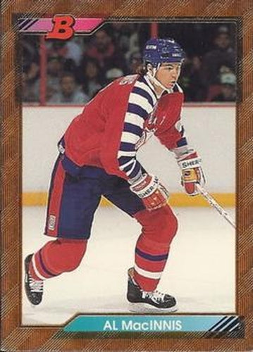 #211 Al MacInnis - Calgary Flames - 1992-93 Bowman Hockey