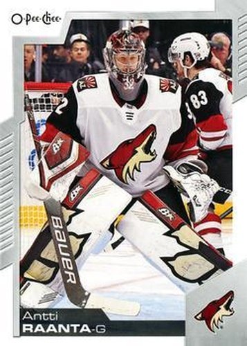 #211 Antti Raanta - Arizona Coyotes - 2020-21 O-Pee-Chee Hockey