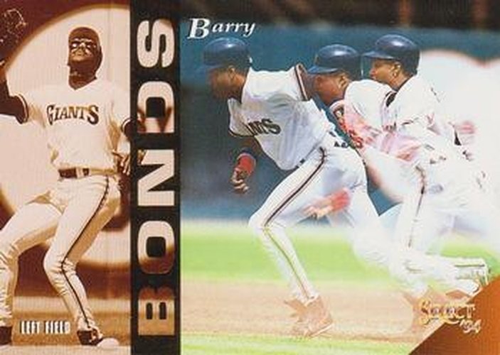 #211 Barry Bonds - San Francisco Giants - 1994 Select Baseball