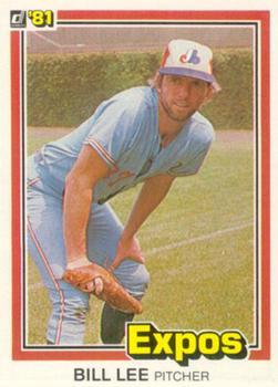 #211 Bill Lee - Montreal Expos - 1981 Donruss Baseball