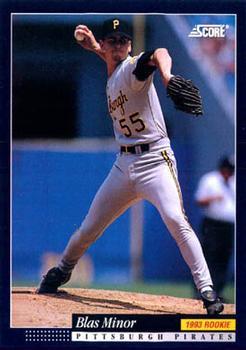 #211 Blas Minor - Pittsburgh Pirates -1994 Score Baseball
