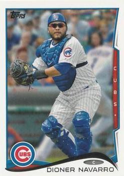 #211 Dioner Navarro - Chicago Cubs - 2014 Topps Baseball