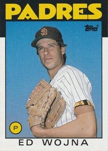 #211 Ed Wojna - San Diego Padres - 1986 Topps Baseball