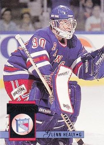 #211 Glenn Healy - New York Rangers - 1993-94 Donruss Hockey