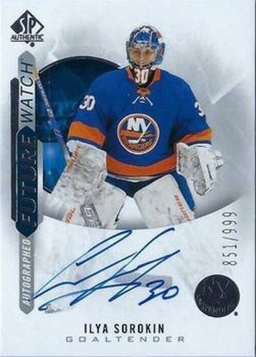 #211 Ilya Sorokin - New York Islanders - 2020-21 SP Authentic Hockey