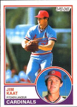 #211 Jim Kaat - St. Louis Cardinals - 1983 O-Pee-Chee Baseball