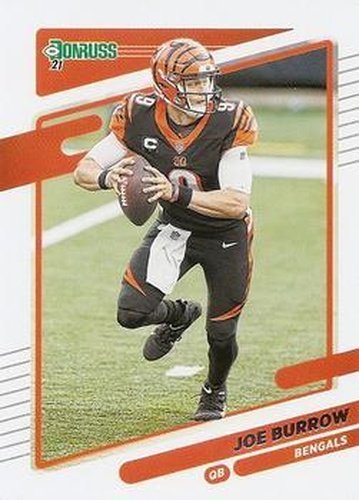 #211 Joe Burrow - Cincinnati Bengals - 2021 Donruss Football
