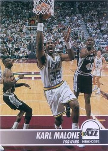 #211 Karl Malone - Utah Jazz - 1994-95 Hoops Basketball