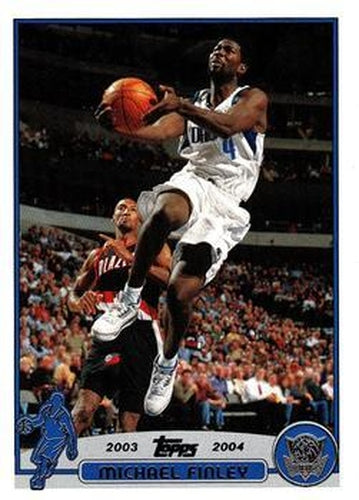 #211 Michael Finley - Dallas Mavericks - 2003-04 Topps Basketball