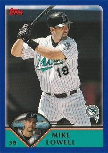 #211 Mike Lowell - Florida Marlins - 2003 Topps Baseball