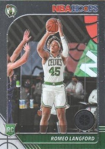 #211 Romeo Langford - Boston Celtics - 2019-20 Hoops Premium Stock Basketball