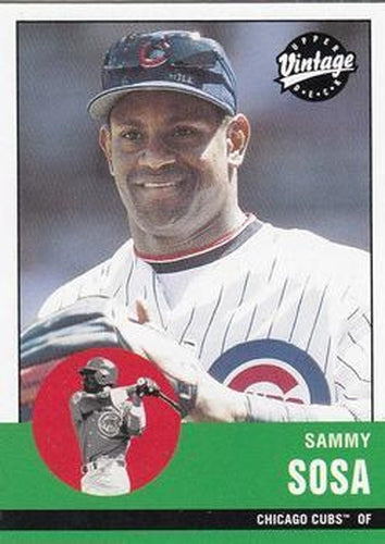#211 Sammy Sosa - Chicago Cubs - 2001 Upper Deck Vintage Baseball